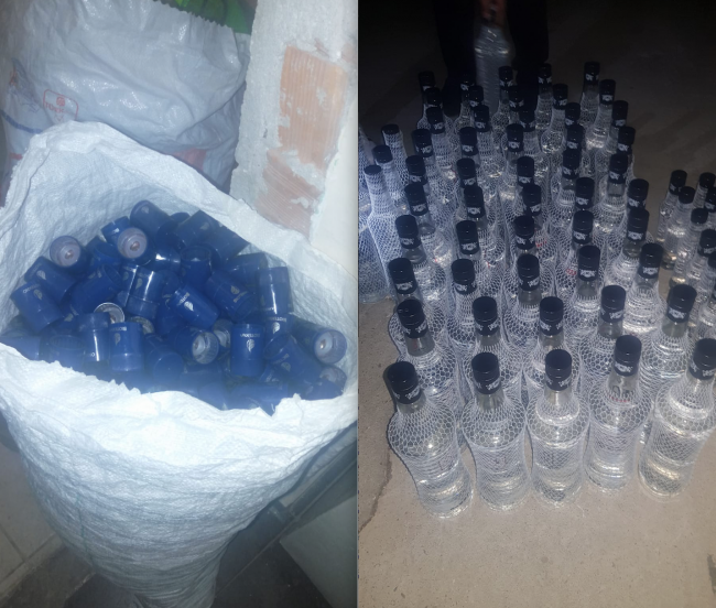 İzmir'de sahte içki imalathanelerine baskın